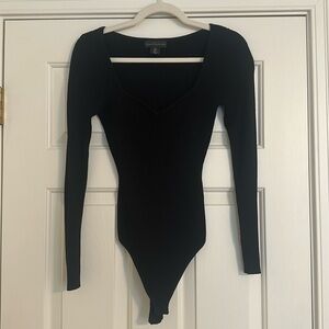 House of Harlow 1960 black bodysuit